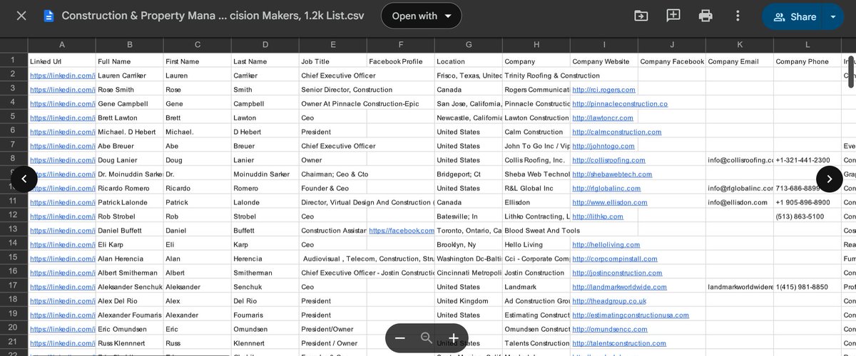NGrigg's tweet image. I have a FRESH LIST of CONSTRUCTION & PROPERTY MANAGEMENT Decision Makers
(Direct emails, phone numbers, LinkedIn, company websites)
These leads were scraped from multiple platforms worth $1,147
Want it?
Like + RT + Comment “BUILD” and I’ll DM it to you!
(Must be following)