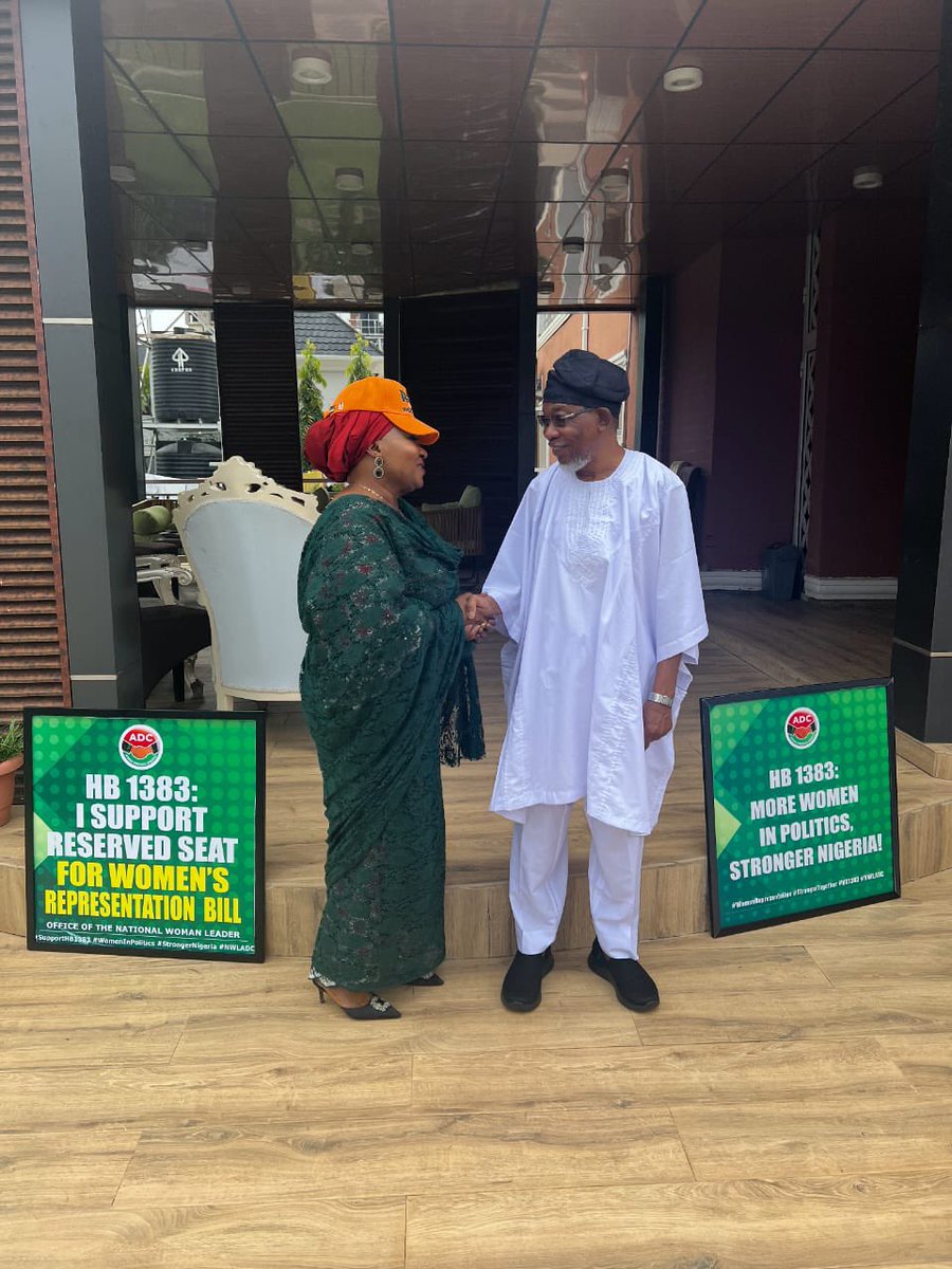 Today, in my meeting with the National Women Leader of our great party, the African Democratic Congress (ADC), I reiterated my commitment to the advancement of women in leadership. Our party’s constitution is clear on inclusivity and equity, and it is on this foundation that we