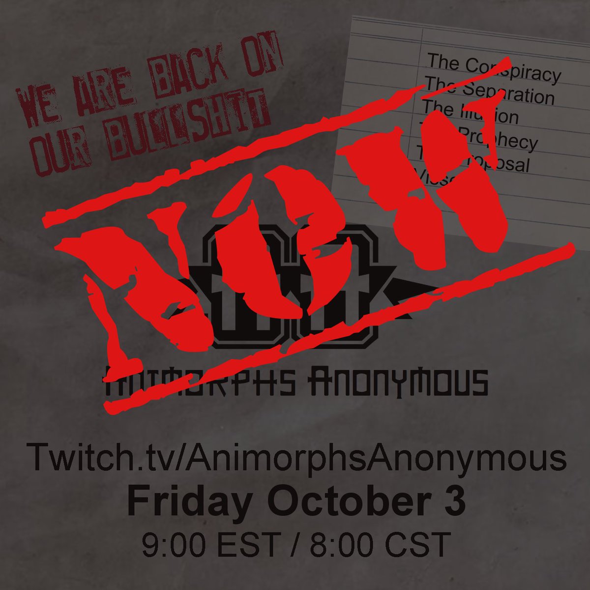 Animorphs Anonymous tweet media