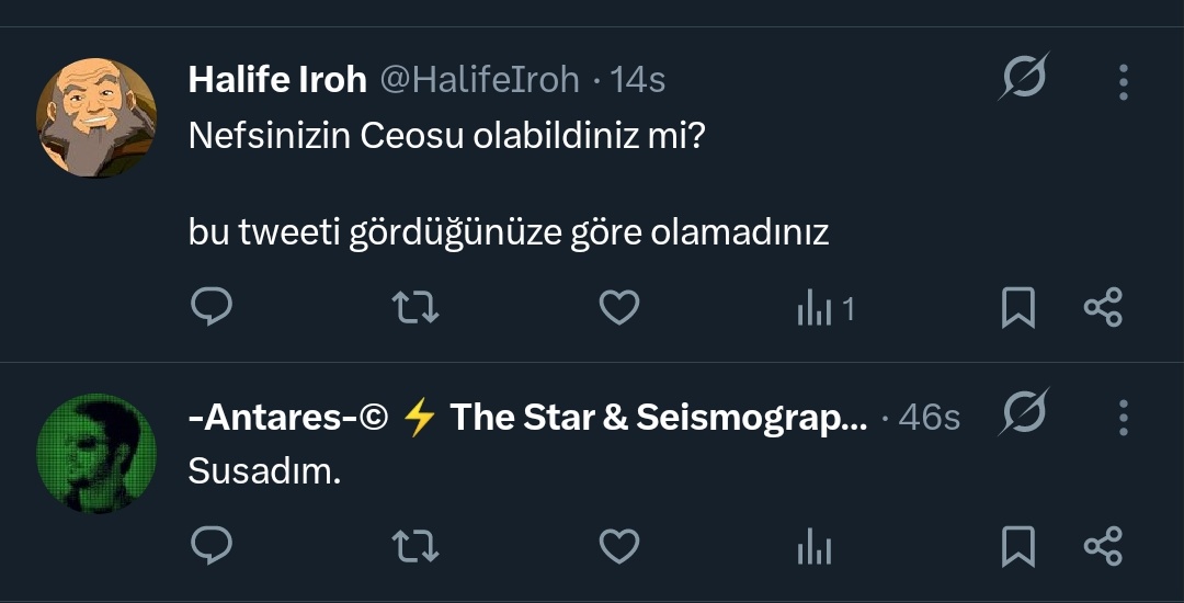 Antares_Neo's tweet image. Bilirsin. Bunun var olmadığını biliyorum. Ama bunu içtiğimde, matrix beynime bunun su olduğunu ve çok lezzetli olduğunu söyleyecek. 😊 #drinkwater