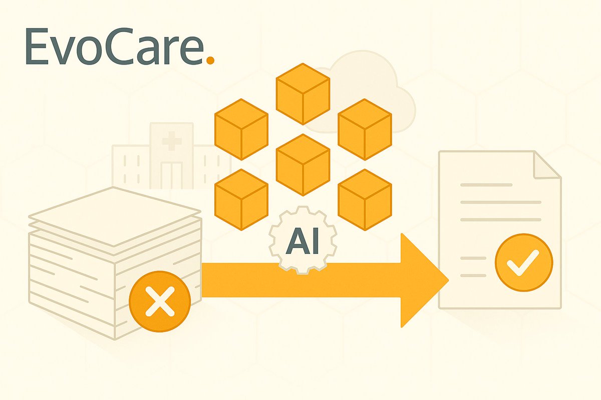 Telemedizin's tweet image. 🗂️ Less paperwork, more care.
EvoCare automates intake, documentation and billing - reducing errors and speeding reimbursement. AI supports. Humans decide.
#Web3 #AI