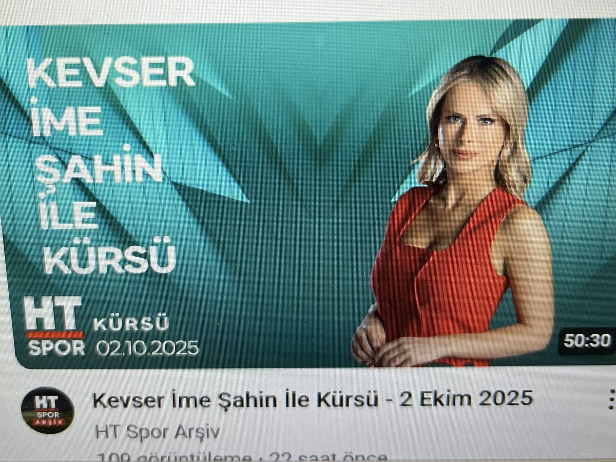 İlk bakışta din programı sandım.