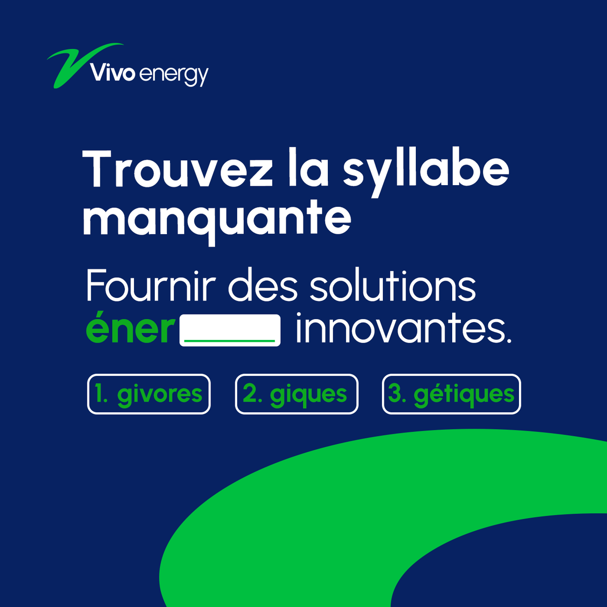 Qui sont ceux qui suivent en classe ?🤔
Donnez la bonne réponse en commentaire.

#weekendfun #VivoEnergyGuinee