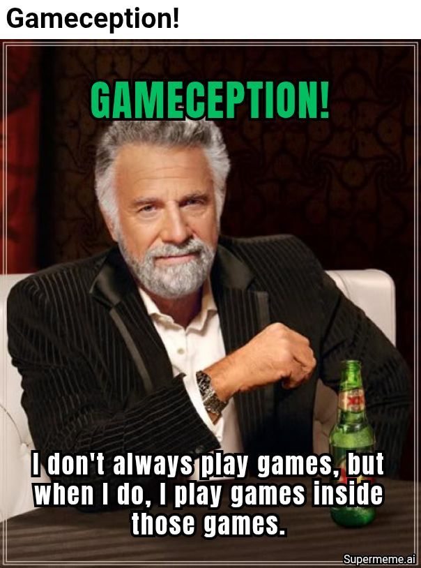 GameBudYT's tweet photo. Fun Fact: The best place to play video games is inside other video games. #gameception #minigames #gaming #youtubeseries #gamebud https://t.co/PWBytLCvmk
