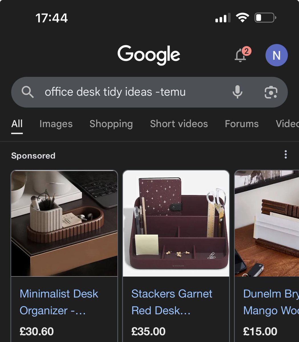 Why did I never think of this before ? -Temu/Shein- ing every search forever