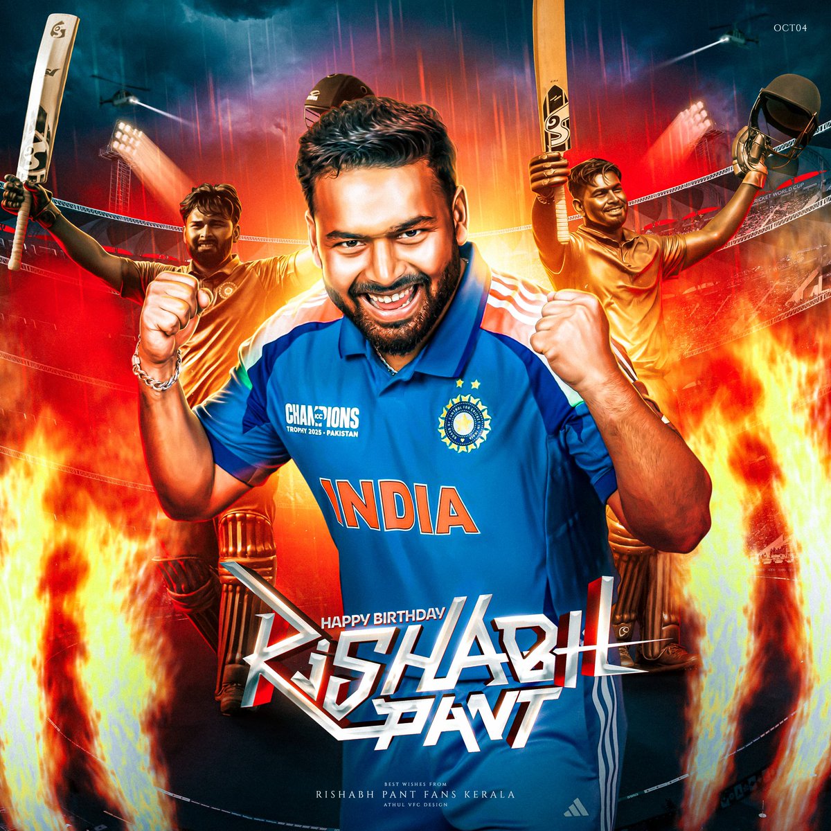 🎉🎂 Celebrating <a href="/rishabpant/">Rishabh Pant</a> birthday in style! 🎉💥

To mark this special day, we RPFK are dropping an exclusive CDP  launched by none other than the future cricketing sensation 

@akrpfa_official
@rpfk_official
