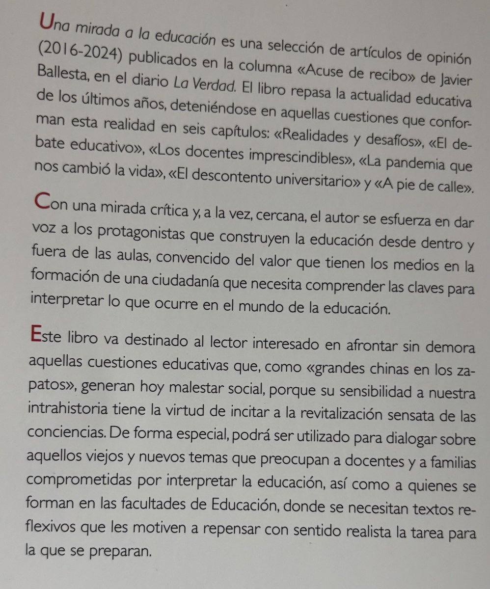 javier_ballesta's tweet photo. Libros en la calle #acusederecibo #laferiabonica #FLM2025 @jesusboludatoro @elcorteingles @EditorialGrao @feriaLibroMurci @FCajamurcia @UMU @EducacionUm @PUEBLAdibujante @manuelmadrid_lv @JoseLujanRector @vrrios @manuelmadrid_lv #educaopina
https://t.co/UmOzt8JvN2 https://t.co/UUkJ3t1yLv
