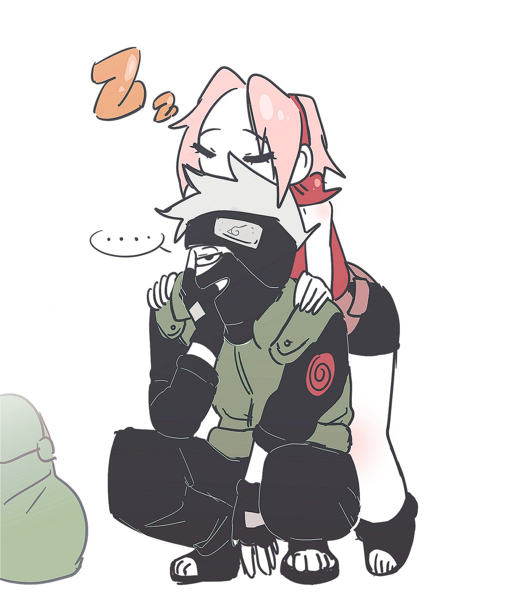 둘이 임무 나갔는데 길 걷는 도중에
사쿠라 졸리면 자기 등에 재울거같틈
그냥 이거 보고싶었뜸 카카사쿠낛