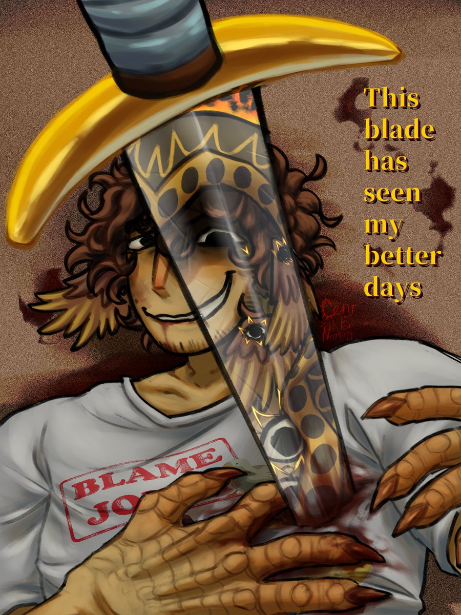 CentForNothing's tweet image. Day 3: Blade
Guess he's not cut out for this as much anymore.... oh well :×
#Inksaken #forsakenart