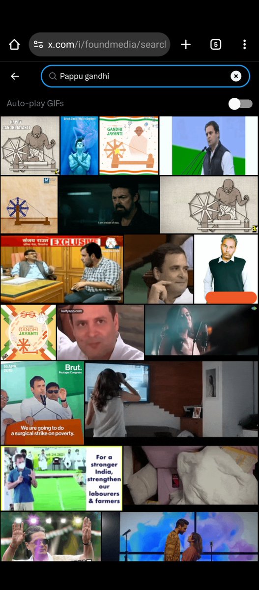 RajjRonny's tweet photo. @Priyalyadav01 @Pawankhera See this photo, I searched "Pappu Gandhi" on Twitter (X) search bar and you can see the reality. No need to say anything else. https://t.co/M0kaBDUYMo