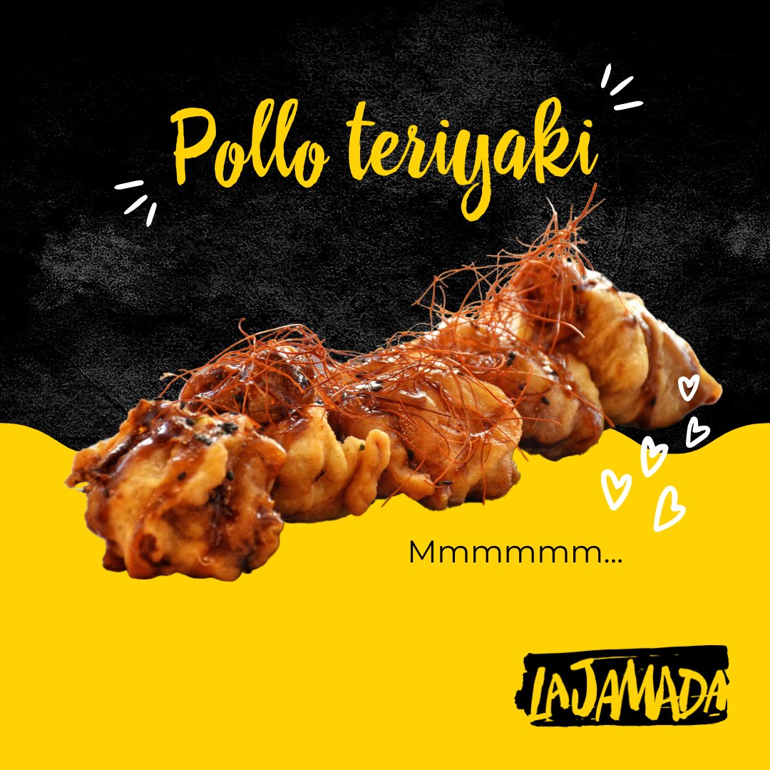 Ven a disfrutar de todo un clásico de La Jamada 😋 #polloteriyaki
* * * *
#letsjam #burgos #lajamada #gastronomiaburgos #foodporn #AntonioArrabal #burgosenelmundo. #somoscidianos #semanacidiana2025