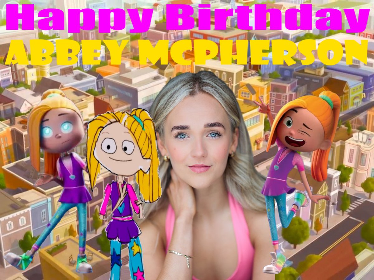 Camelo2017's tweet photo. Happy Birthday #AbbeyMcPherson I made this image for you with all your well-known character, Alice from FriendZSpace. God bless you.
#FriendZSpace https://t.co/B1iUZ2ospZ
