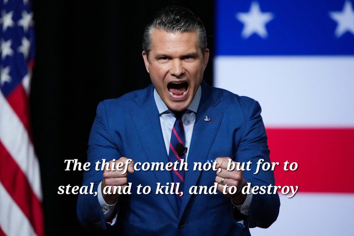 Pete Hegseth said the quiet part out loud.