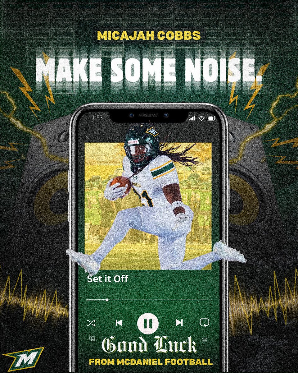 Thank you for the love! <a href="/McDaniel_FB/">McDaniel College Football</a> <a href="/Coach_D_Johnson/">Davon Johnson</a>