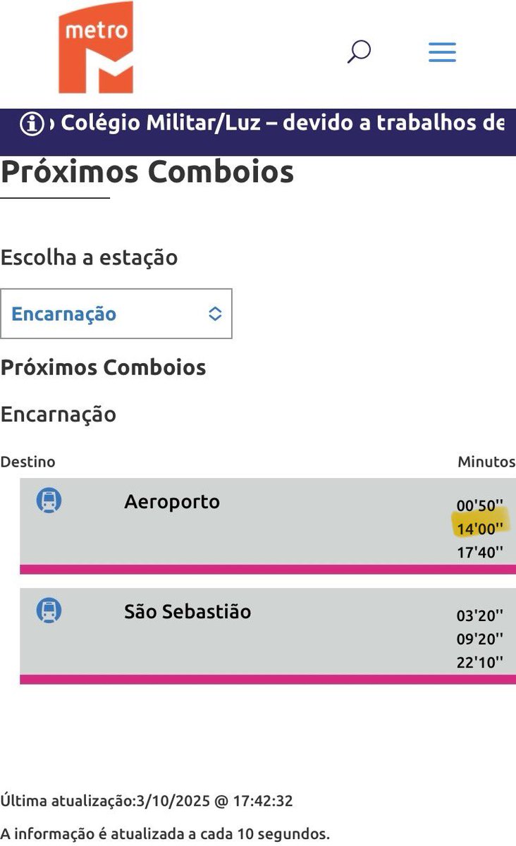 ritavsaraiva's tweet photo. A propósito deste artigo da @speraltalisboa, 14 minutos de espera às 17h40 na linha vermelha, agora mesmo. Sem nenhuma notificação de perturbações de rede. Ninguém entra no metro na Alameda. @CamaraLisboa @miguelluz @iestruturas_pt https://t.co/Wqe3avf8NQ