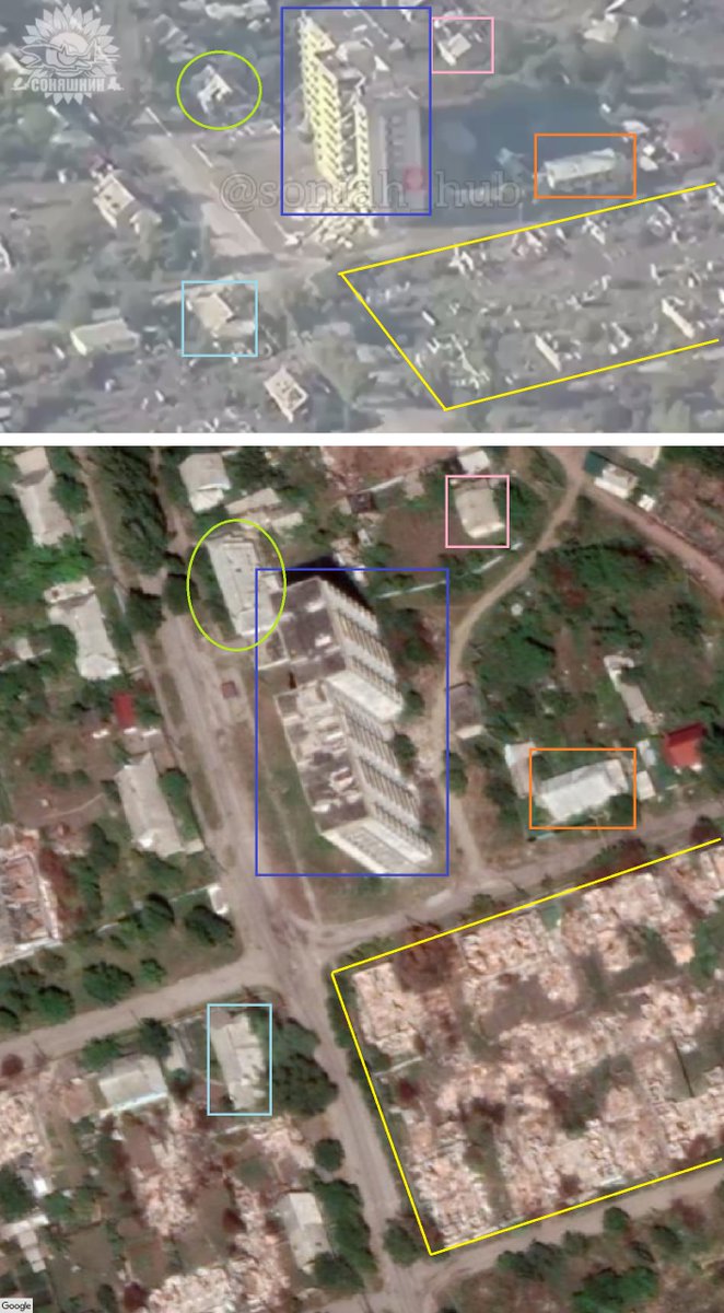 <a href="/NOELreports/">NOELREPORTS 🇪🇺 🇺🇦</a> Location: Pryvillya (Привілля), Luhansk Oblast, Ukraine at 48.99640, 38.30340 google.com/maps/place/48%… <a href="/UAControlMap/">Ukraine Control Map</a> #geoconfirmed <a href="/GeoConfirmed/">GeoConfirmed</a> 
A Ukrainian airstrike hits two high-rises and causes partial collapse. Reported as command post and soldier concentration.