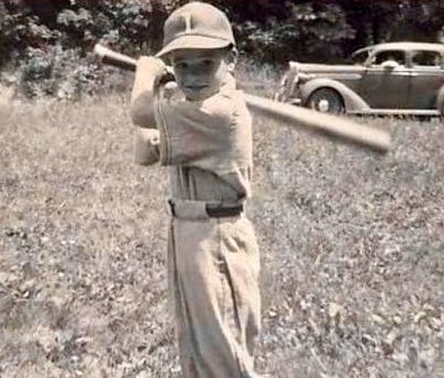 Young Pete Rose, at his childhood home, which still stands.

4404 Braddock St.
Cincinnati, OH 45204
