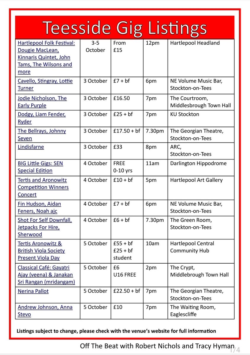 Off The Beat Teesside tweet media