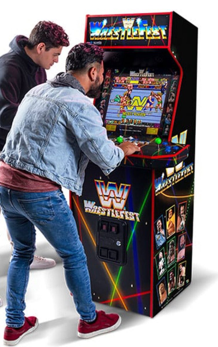 How the hell do you release the Arcade Game Wrestlefest without <a href="/_SgtSlaughter/">SGT SLAUGHTER</a> and the Legion of Doom? What kind of BS is this <a href="/WWE/">WWE</a> <a href="/basicfuntoys/">Basic Fun!</a> #freesgtslaughter #homearcade #arcade #retrogaming