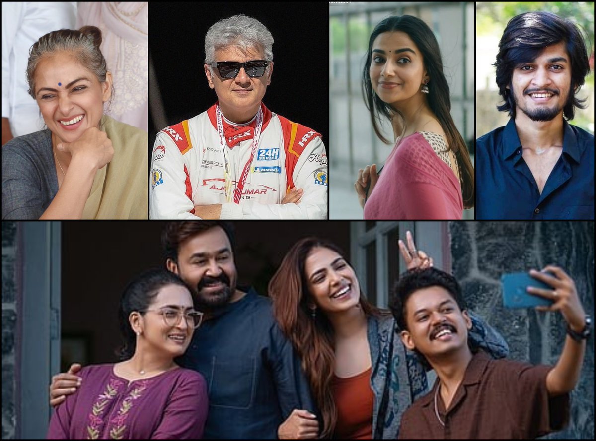 Avinash_R13's tweet photo. In the next #CanWeHaveA series, can we have a Tamil remake of #Hridayapoorvam? 

#Mohanlal - #AjithKumar 
#Sangita - #Simran 
#MalavikaMohanan - #MeenakshiChaudhary  #SangeethPrathap - #SaranSakthi 

And for THAT final cameo... we can have Pooja... 

#CWHASeries https://t.co/i89M1m2NI7