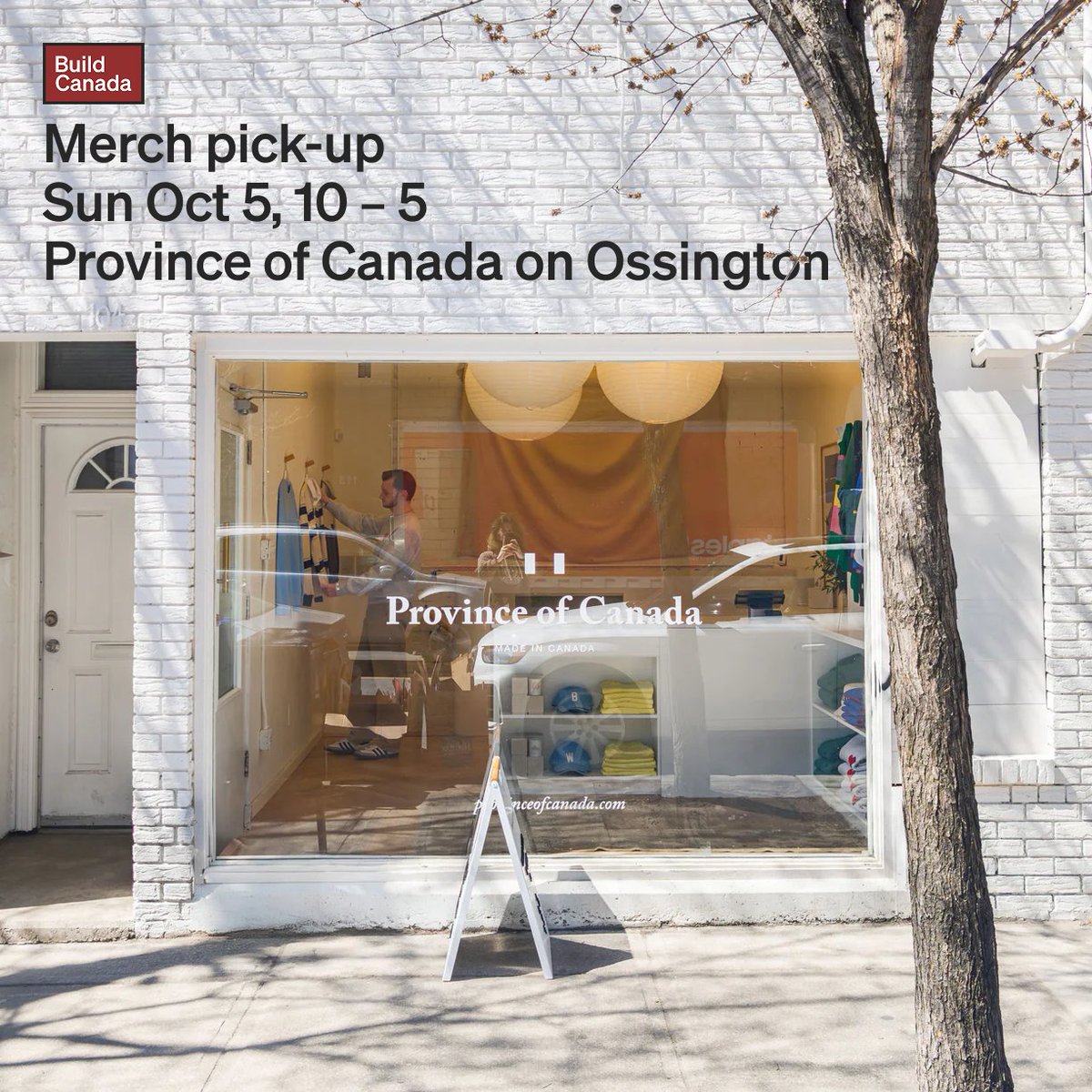 TORONTO 

<a href="/melkuo/">melody</a> <a href="/drwstvns/">Drew</a> <a href="/marcwfielding/">marc fielding</a> will be at <a href="/ProvinceCanada/">Province of Canada</a> this Sunday with pick-up orders.

If you didn't get a tee – now is your chance. Store is open to purchase for pick-up. 

Link below: