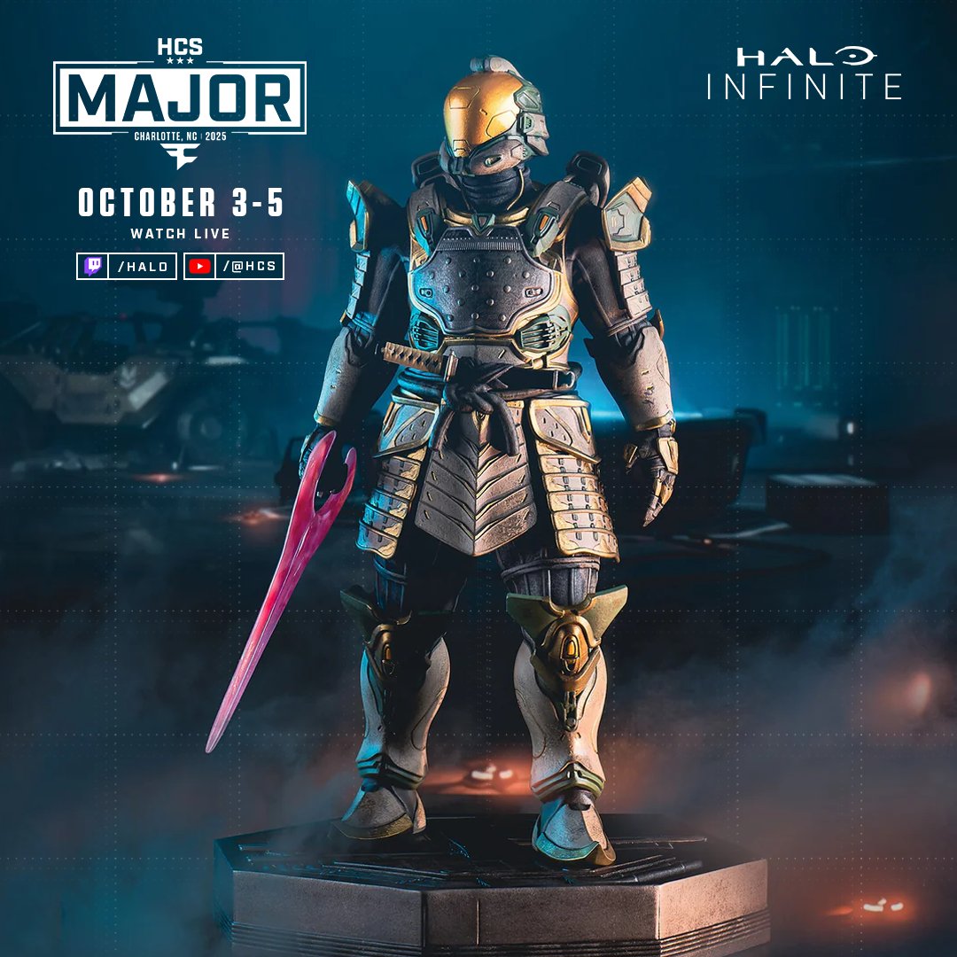 Halo Infinite Spartan Yokai Statue Giveaway

How to enter - RT this post and reply with what you're looking forward to the most from this weekend's #HCSCharlotte25 Major hosted by <a href="/FaZeEsports/">FaZe Esports</a>.

Watch Live: October 3-5
🟣 Twitch.tv/Halo
🔴 YouTube.com/@HCS
