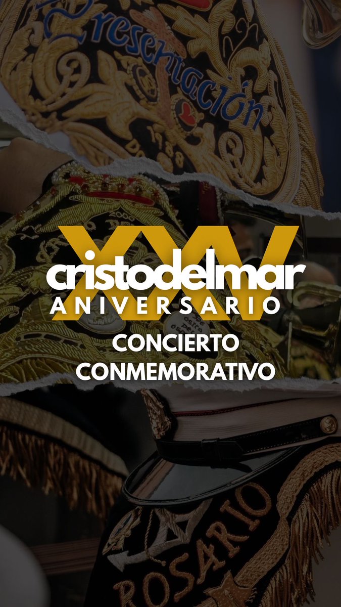 ¡𝟐𝟓 𝐚𝐧̃𝐨𝐬 𝐝𝐞 𝐂𝐫𝐢𝐬𝐭𝐨 𝐃𝐞𝐥 𝐌𝐚𝐫!
Concierto Conmemorativo XXV Aniversario🖤

bctcristodelmar.com/concierto-conm…