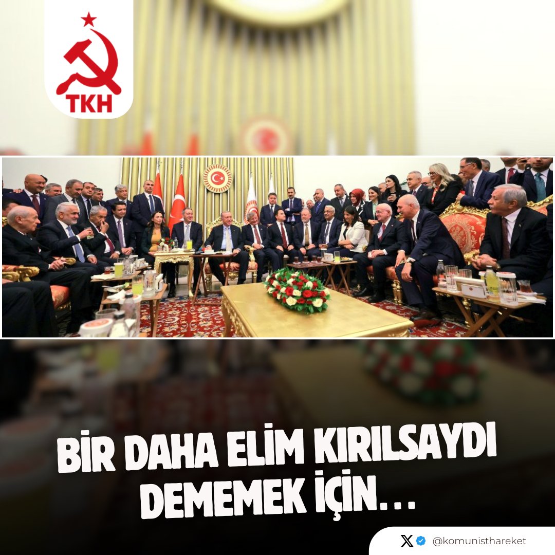 Bir daha elim kırılsaydı dememek için…

Sosyalizmin bağımsız hattını savunan bizler açısından bu fotoğraf şaşırtıcı değildir. CHP’nin liderliğini üstlendiği 6’lı masadan bugün Erdoğan’ın koltuğunun etrafına dizilen yeni bir ittifakın, yeni müesses nizamın fotoğrafıdır bu. CHP