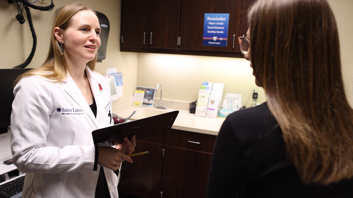 saintlukeskc's tweet photo. Missouri continues to have one of the highest maternal mortality rates in the nation. Dr. Anna Grodzinsky, a cardiologist at @MidAmericaHeart, sat down with @KCURUpToDate to share more about a nationwide study that's working to help pregnant women: https://t.co/avTQMbJexr https://t.co/PxeibDPmyf