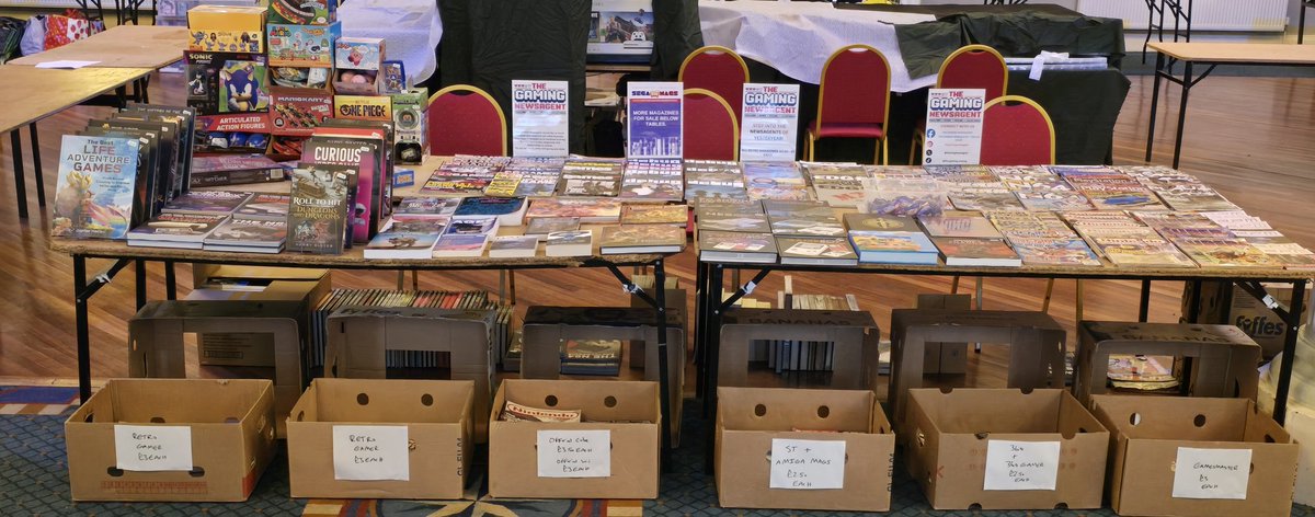 GamingNewsagent's tweet photo. Your brand-new gaming newsagent is ready to trade at Play Expo, Blackpool.

See you this weekend if you are attending!

#thegamingnewsagent #playexpo https://t.co/WPMVE9UuG7