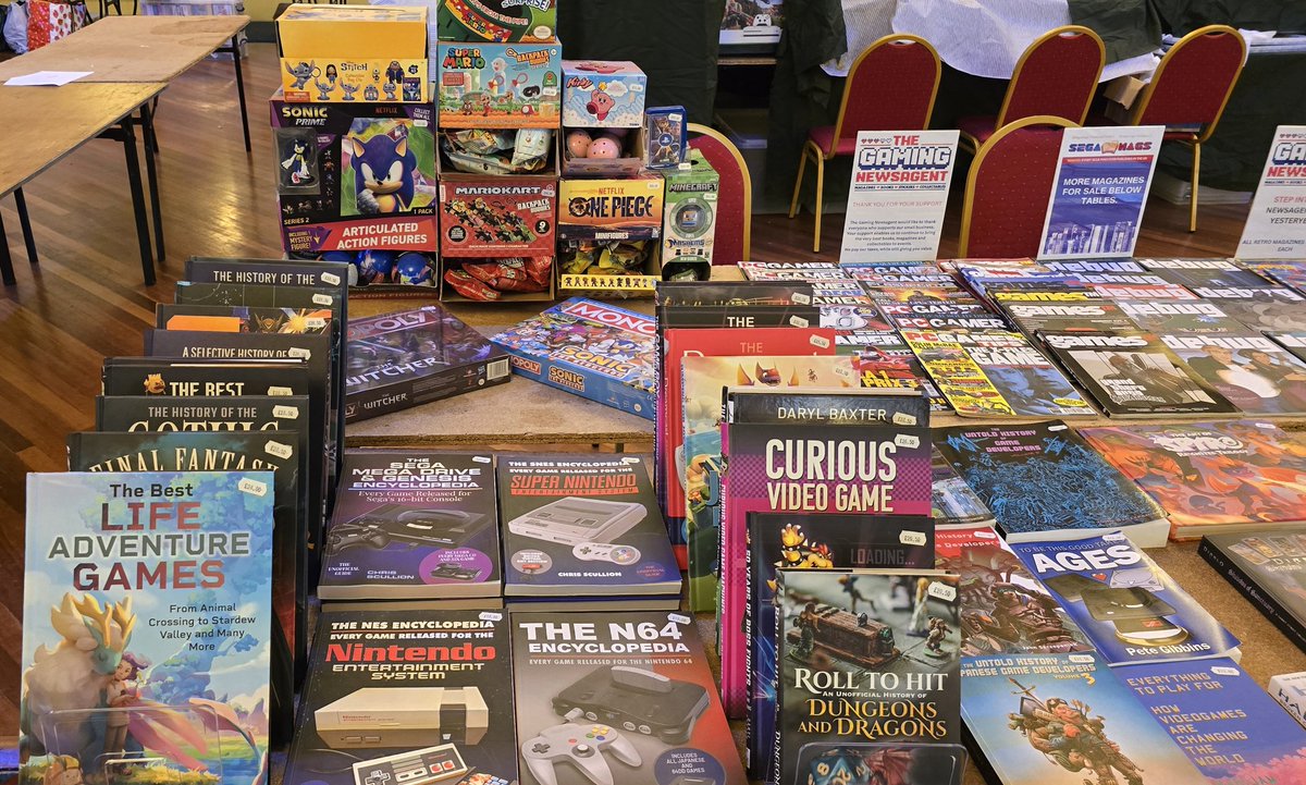 GamingNewsagent's tweet photo. Your brand-new gaming newsagent is ready to trade at Play Expo, Blackpool.

See you this weekend if you are attending!

#thegamingnewsagent #playexpo https://t.co/WPMVE9UuG7