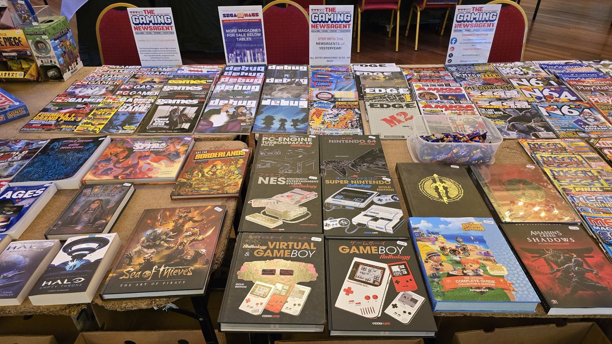 GamingNewsagent's tweet photo. Your brand-new gaming newsagent is ready to trade at Play Expo, Blackpool.

See you this weekend if you are attending!

#thegamingnewsagent #playexpo https://t.co/WPMVE9UuG7