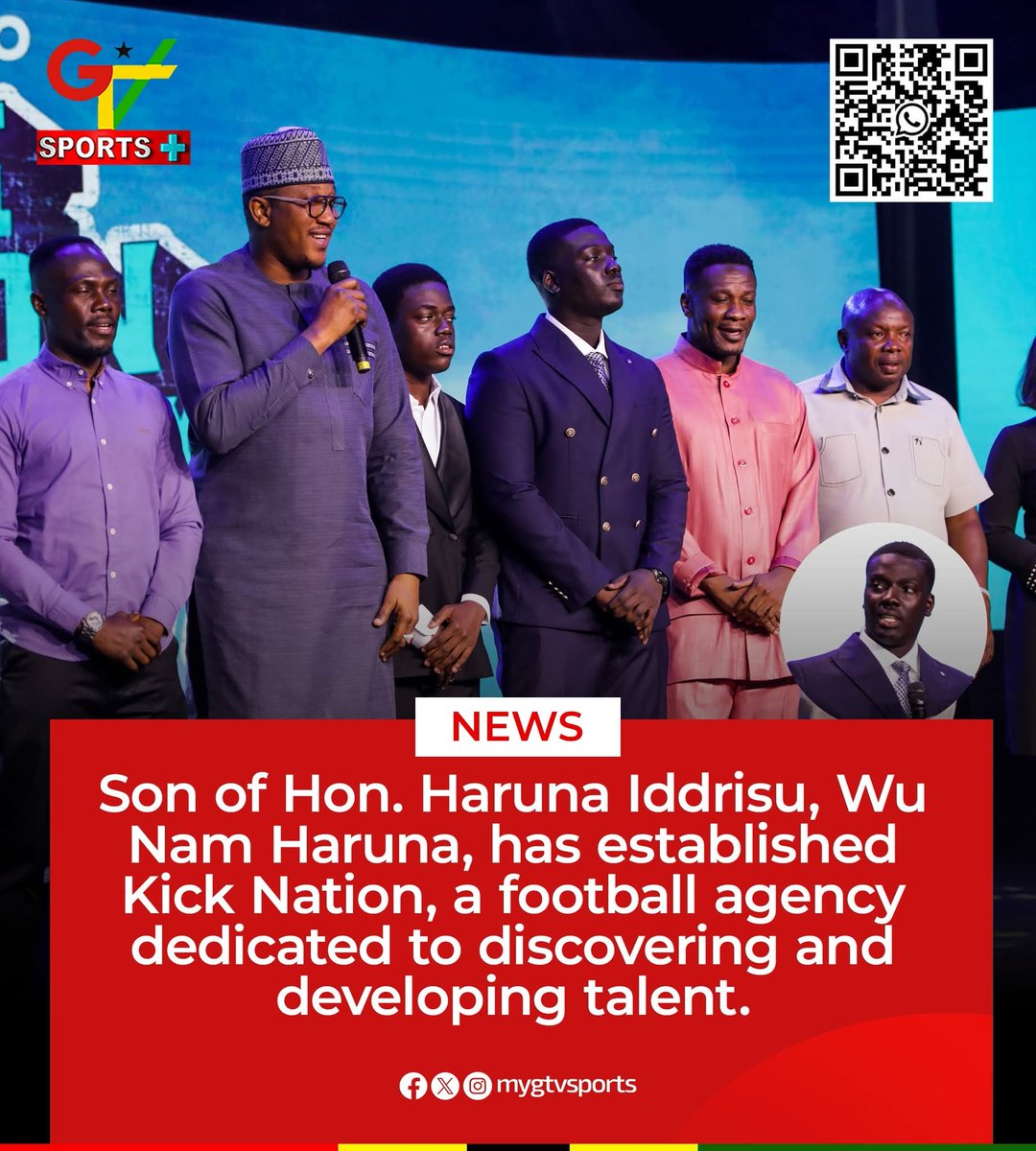 Son of Hon. Haruna Iddrisu sets up football agency to help discover talents 

#GTVSports