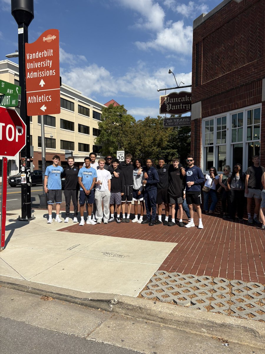Game Day Breakfast down in Nashville at Pancake Pantry. These memories last a lifetime!

Game 1 @ 5:00pm in Hopkinsville, KY