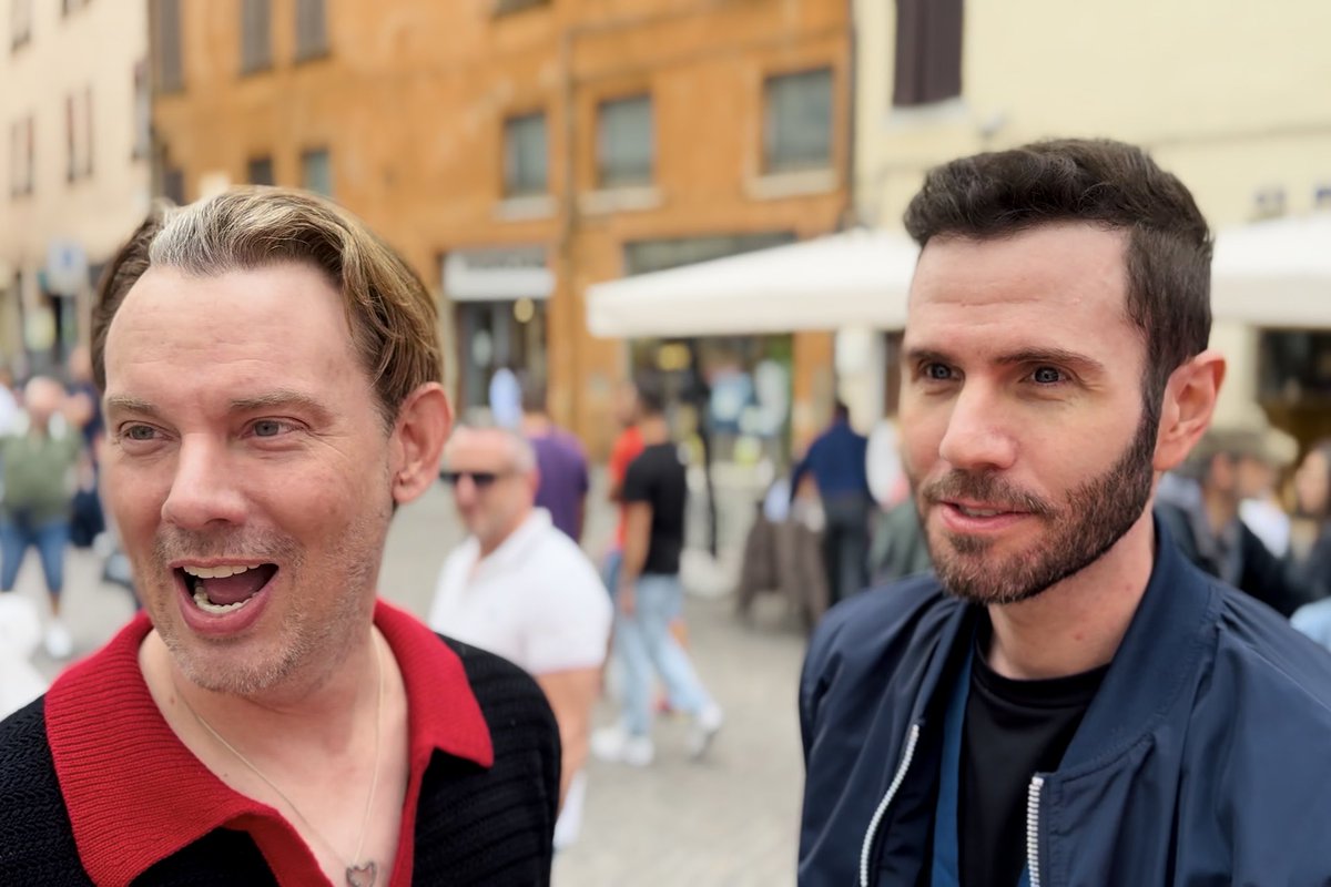 macabrethemovie's tweet photo. @ZackCherry8, @ErikChampney, and China Perruccio at @ferrarafilmfest! #1 https://t.co/7LWYcKcXk3