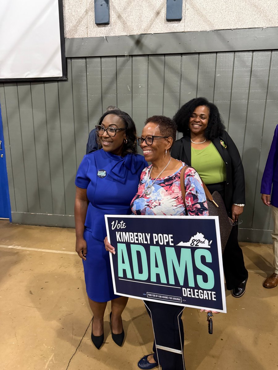 kimadamsforva's tweet photo. I had a great time with the residents of Surry County who came out to Tuesday’s Meet the Candidates Forum. A special thank you to those who helped plan this nonpartisan event including members of our local Divine 9 Fraternities and Sororities! #Flip82Blue https://t.co/18xj6OvpDW