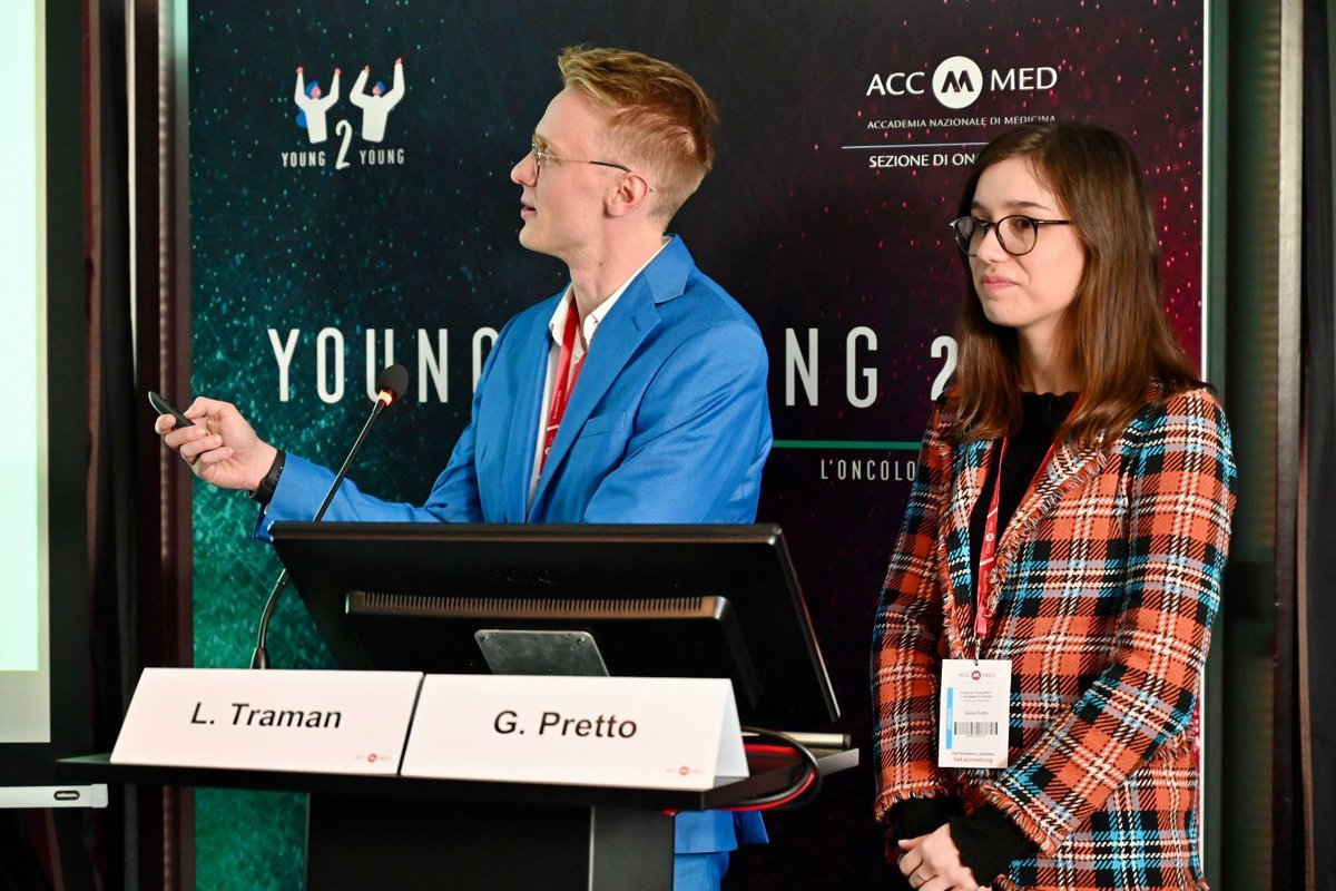 ACCMEDorg's tweet photo. Si conclude la prima giornata del corso "Young to Young 2025 - L'oncologia di domani" dedicate alle #Neoplasie #UpperGi , #Epatobiliari , #ColonRetto , #GenitoUrinario e #Mammella .
Un ringraziamento ai relatori e a tutti i moderatori delle sessioni Monica Niger, Filippo Pietrantonio , Chiara Cremolini , Alessandro Pastorino ,Marco Maruzzo , Elisa Zanardi , Davide Soldato, Emanuela Risi
A domani per la seconda giornata.
#AccMed #ECM #FormazioneContinua #YoungToYoung