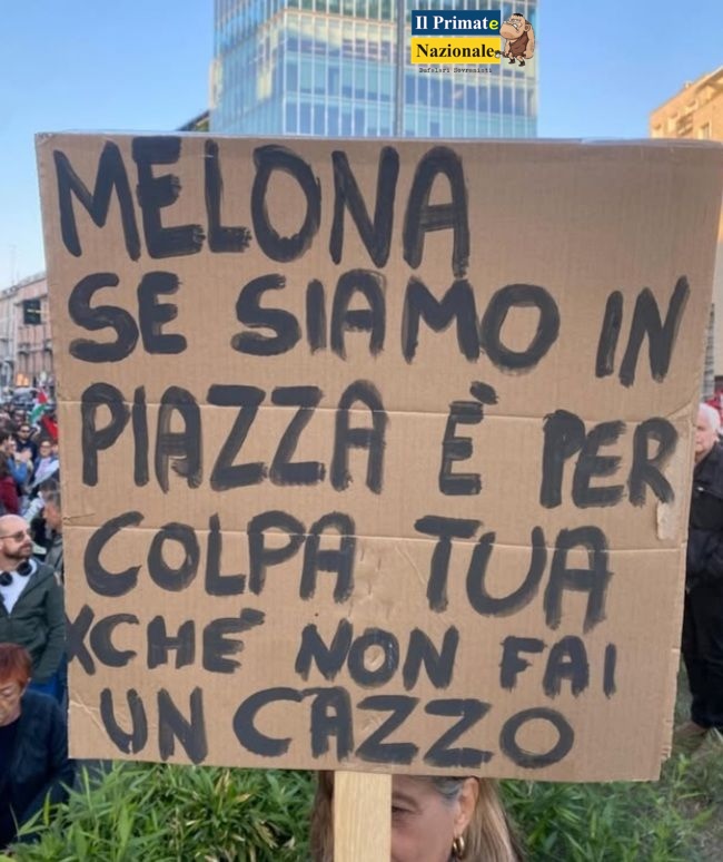 Esattamente.

#Flotilla #BlocchiamoTutto #scioperogenerale