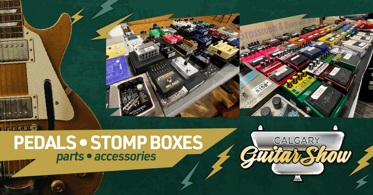 EdmGuitarShow's tweet photo. The Calgary Guitar Show is this Sunday, October 5th at the Red &amp; White Club, McMahon Stadium! The show floor is gonna be jam-packed with tone with effects from Van Fehr Customs, GB Music &amp; Sound, and so much more!

Come on down. $10 gets you in. Everything starts at 10:00 AM. https://t.co/tDH3nS7xhO