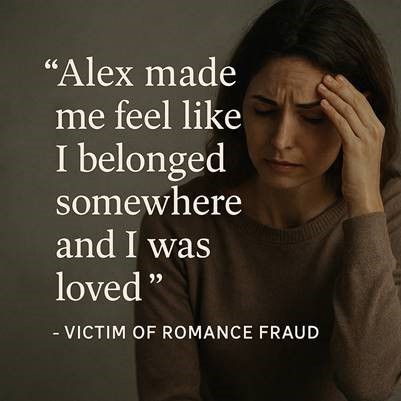 ThamesVP's tweet photo. 💔 Romance fraudsters will pretend to be your perfect match - just like Alex did to Sarah in BBC’s Love Bombed Series 2.
They will mirror your values, interests, and dreams…
Does someone know too much too soon?
#RomanceFraud #LoveBombed #FraudPrevention #WhoIsAlex #BBCSounds https://t.co/C2d9lmYjAf