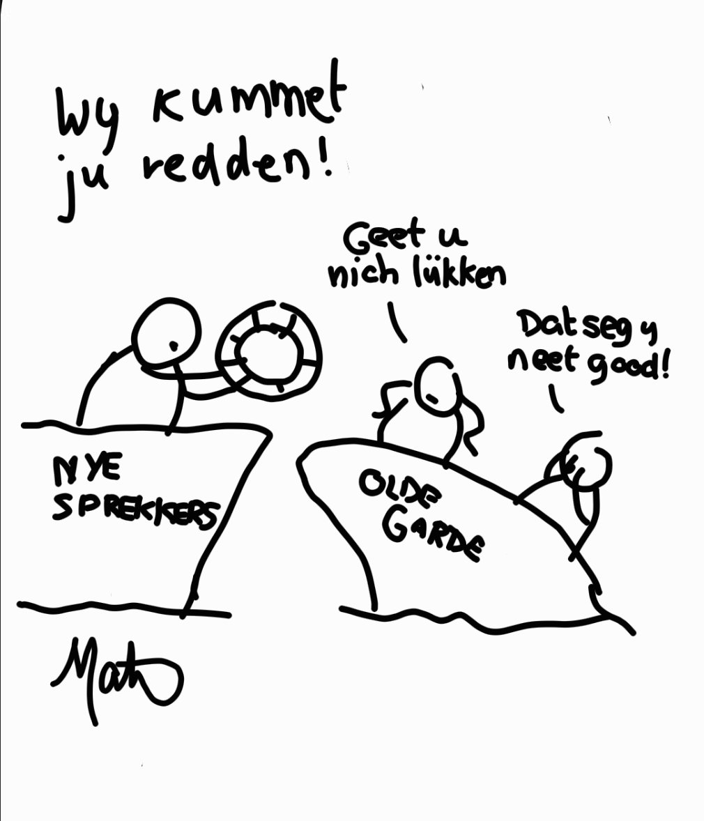 Et grötste probleem van et neadersaksisk. 

#Twents #Nedersaksisch