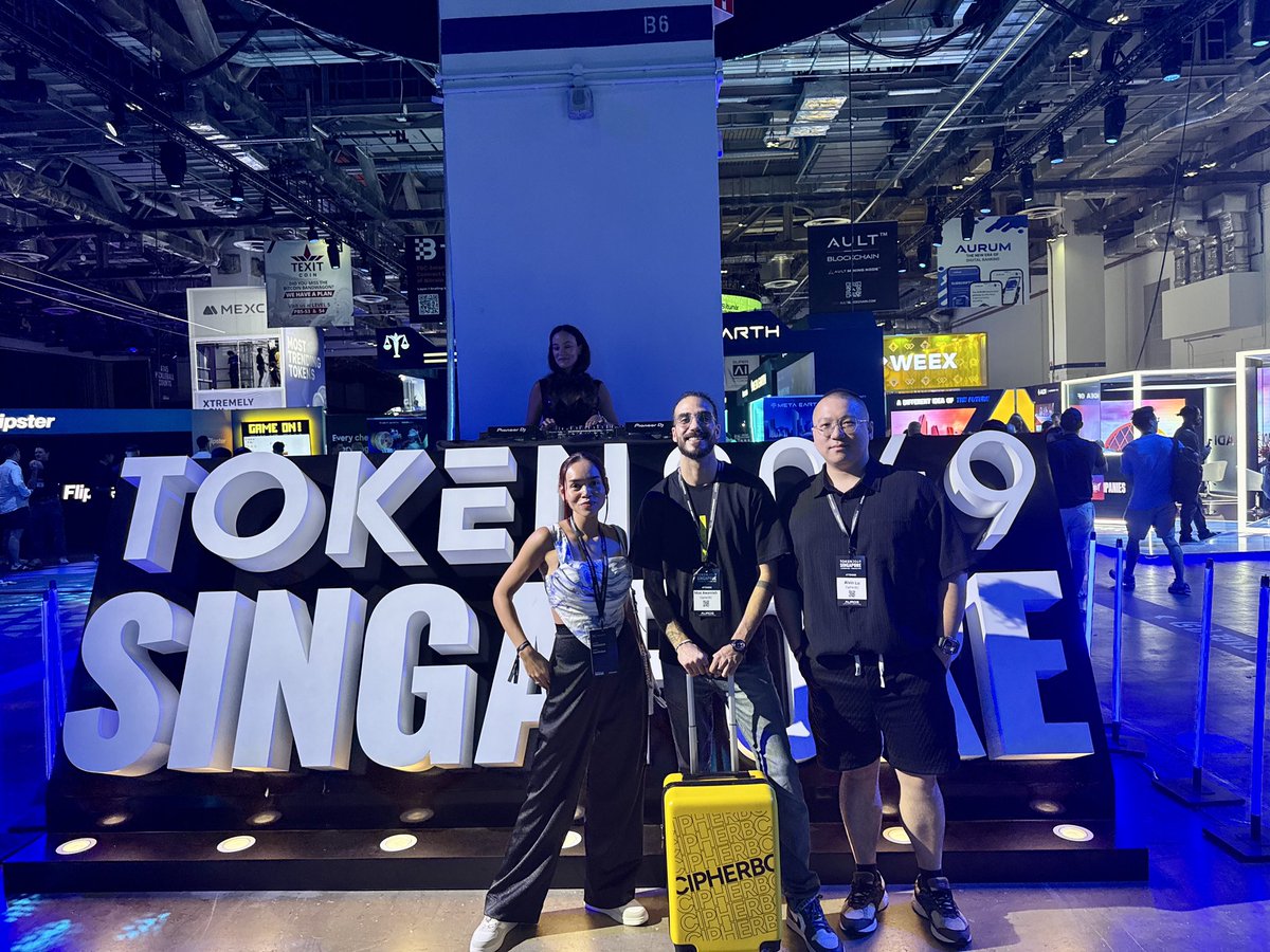 CipherBC's tweet image. As #CipherBC concludes a dynamic week at @token2049, we reflect on three core insights:

1️⃣ #RWA tokenization is shifting from concept to institutional reality.
2️⃣ Global enterprises are prioritizing secure, compliant wallet infrastructures.
3️⃣ Collaboration across markets and…