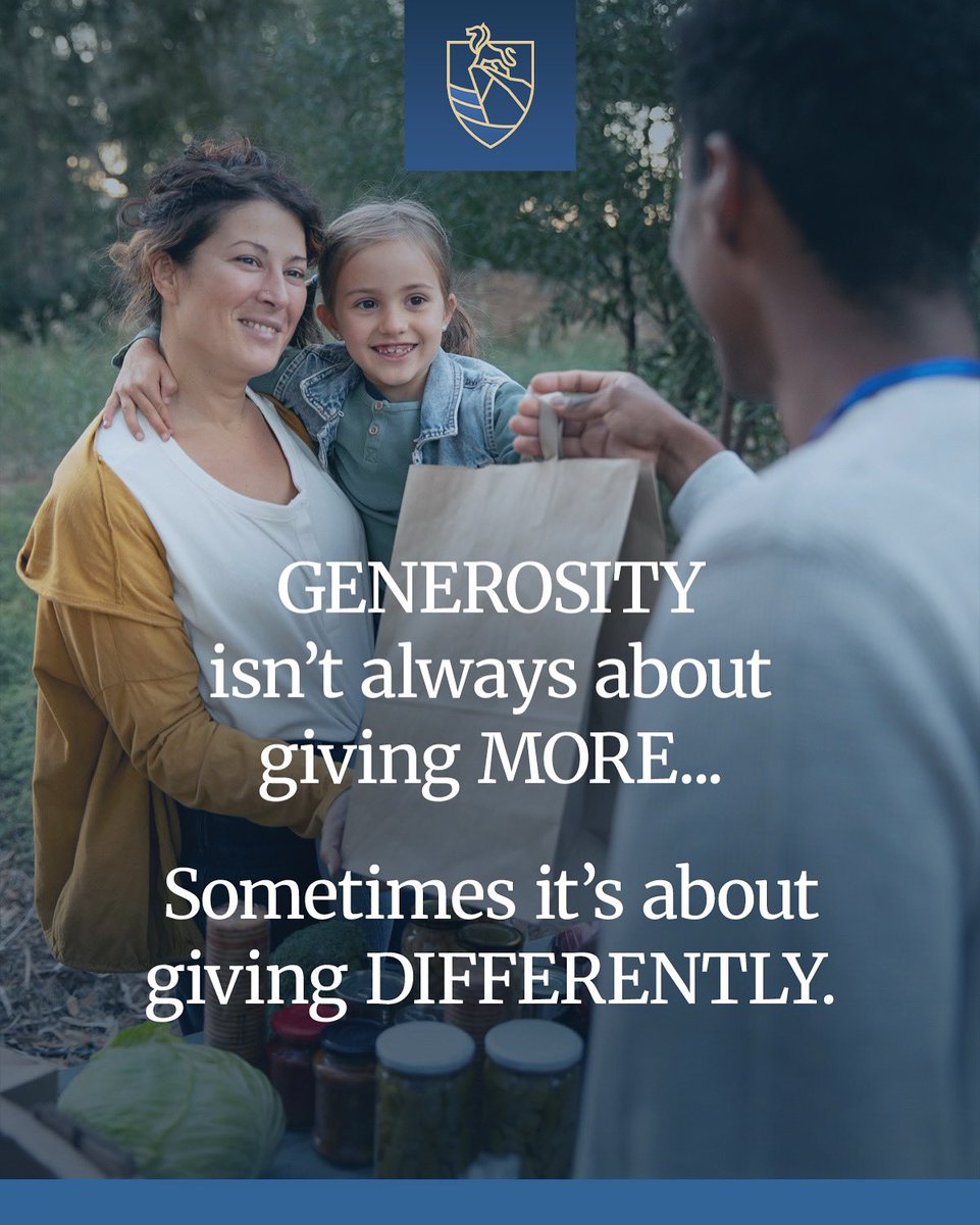 Sometimes generosity isn’t about more. It’s about different.