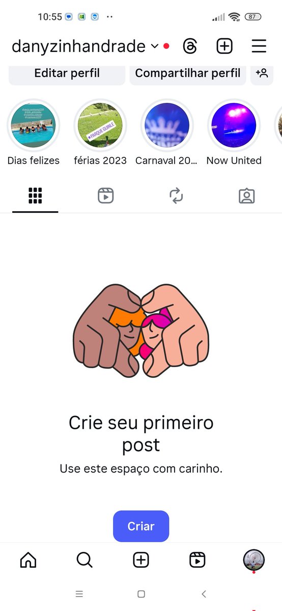 dadazynhandrade's tweet photo. Meu Instagram amanheceu assim.
Não está aparecendo meu feed, feed dos amigos ou de páginas de noticias.
Mas o Instagram lite está aparecendo tudo normalmente.
#bug #instagram #instagrambugado https://t.co/5A3SeldK9F
