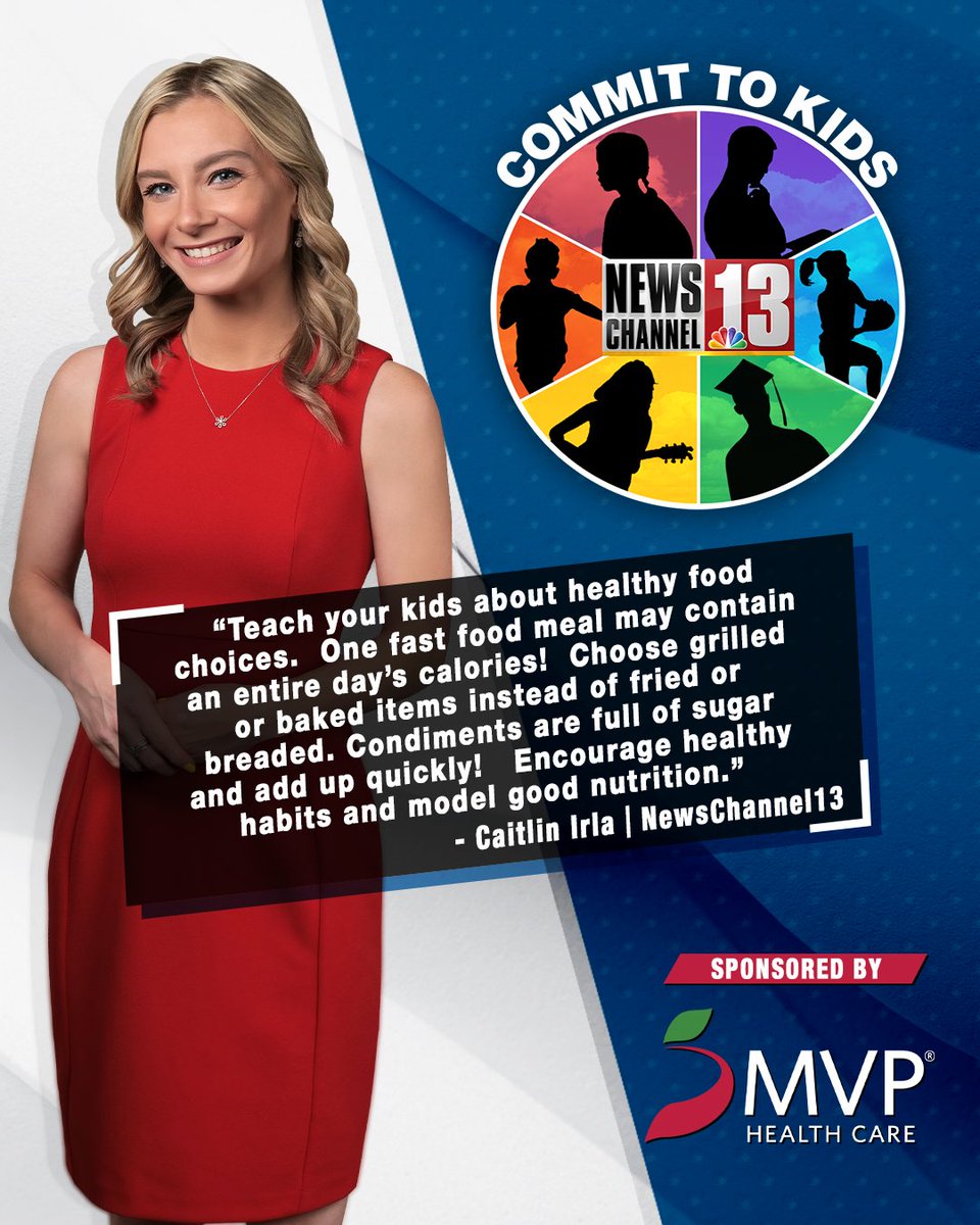 WNYT's tweet photo. Eating healthy can be easier than you think! Show good habits with nutritional choices. #CommitToKids @MVPHealthCare @CaitlinIrla https://t.co/JryDJaXuKU