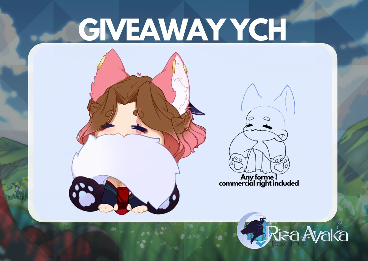 ✦ - Donathon Giveaway NOM-NOM tail chibi !  - ✦ 

🔹RT + follow to enter 
🔹Ends October 17th!
🔹1 Winners!! 

🔹Opening slots on VGen, check below!

vgen.co/RisaAyaka