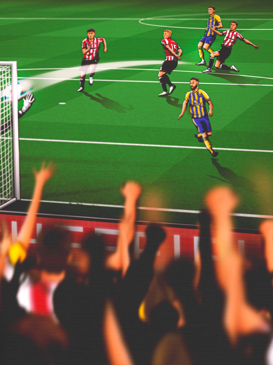 POV: You’re in the Bramall Lane away end for *that* goal 🎨 

#SaintsFC