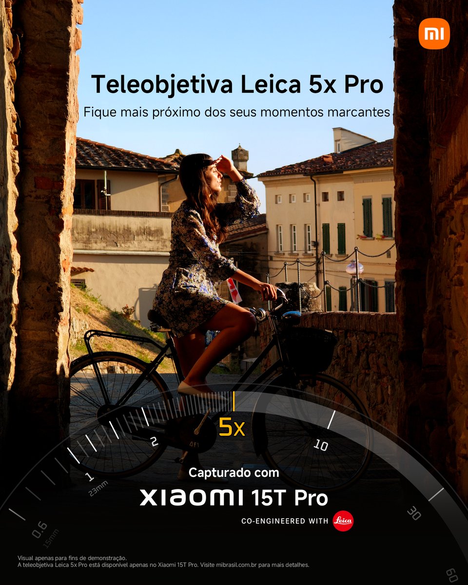 XiaomiBrasil's tweet photo. Dê zoom como nunca antes! Com 5x, 10x e 20x no #Xiaomi15TPro, você pode criar verdadeiras obras-primas muito mais de perto!

#LançamentoXiaomi #SérieXiaomi15T #ObraPrimaAoAlcance #Xiaomi15T #Xiaomi15TPro #FocoEmVoce #SpotlightsDoDia https://t.co/rTyXH7EVsc