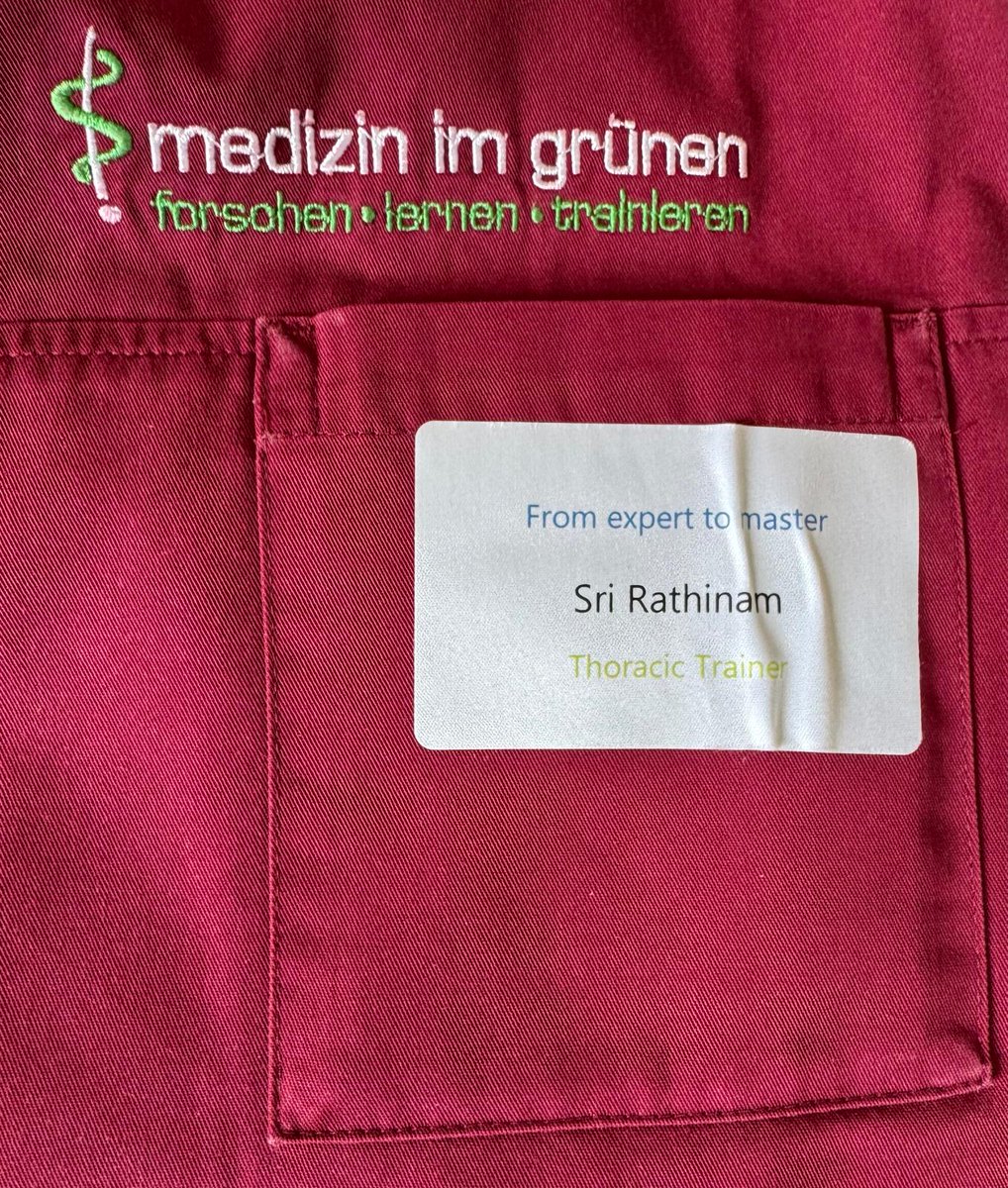 SriRathinam's tweet image. It was an amazing experience to be back in @SCTSUK Course on CTS sub specialty skills course in the lnkd.in/eVc83hxv facilities in Germany.
It is always great to see a course which Mr Narain Moorjani and I established in 2014 is still going strong!
#SimulationTraining