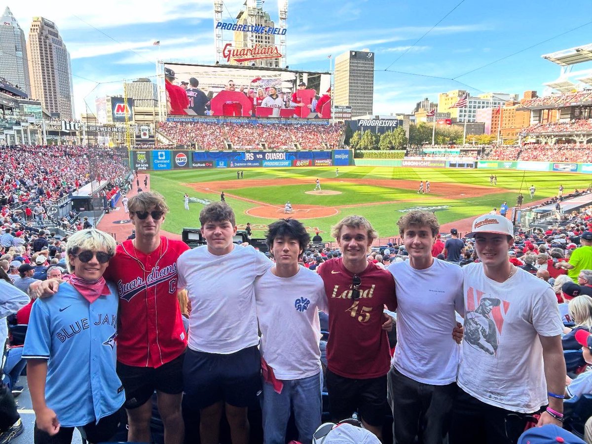 Oberlin Baseball (@yeo_baseball) on Twitter photo On their off day, a few of our players enjoyed watching Game 3 of the Wild Card Series between the Detroit Tigers and Cleveland Guardians at Progressive Field. Downtown Cleveland is a quick 40min trip from Oberlin College.
#GoYeo On their off day, a few of our players enjoyed watching Game 3 of the Wild Card Series between the Detroit Tigers and Cleveland Guardians at Progressive Field. Downtown Cleveland is a quick 40min trip from Oberlin College.
#GoYeo